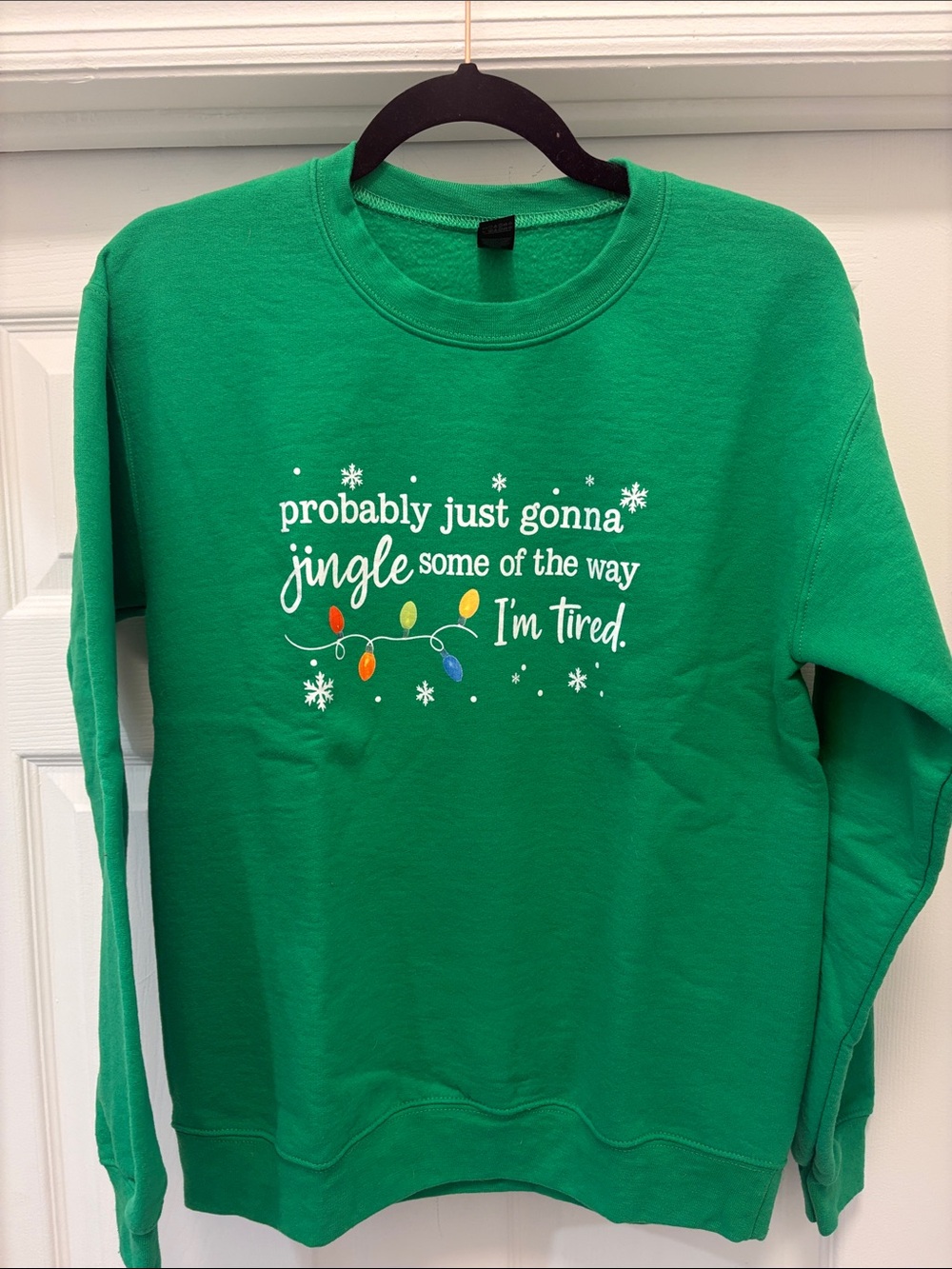Gildan Green Holiday Sweatshirt